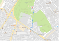 nearest bus stop thumb